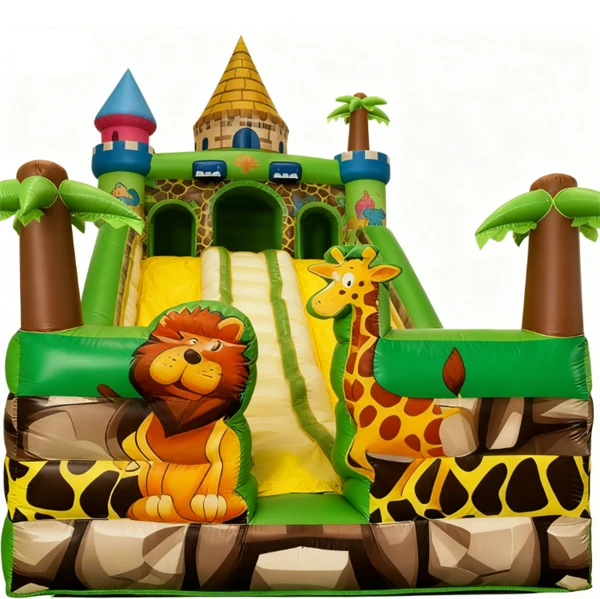 Inflatable Animal Themes Park Slide Playground high quality