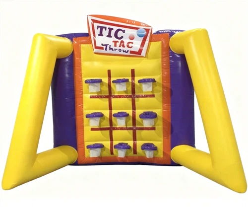 Inflatable Tic Tac Toe Ball Hoops Basketball Shooting
